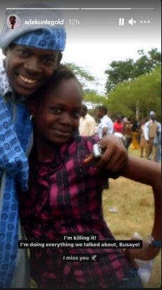 adekunle gold sister