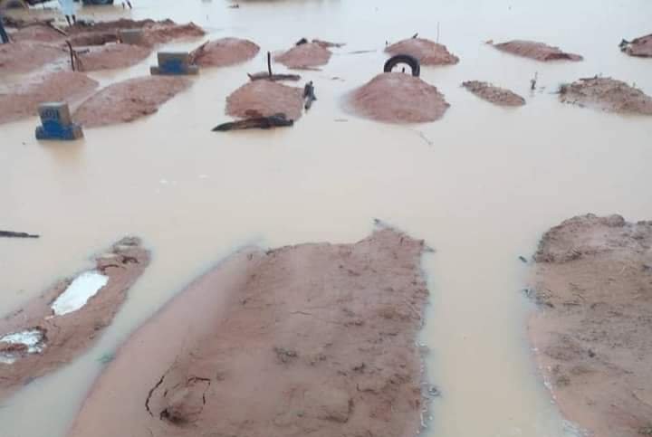 Flood Submerges Graveyard, Exposes Corpses In Senate President’s Home Town [Photos]