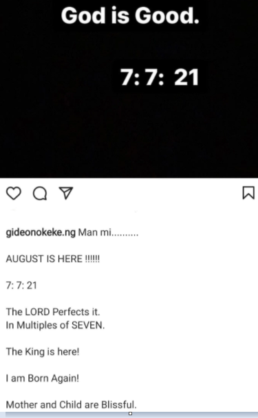 Gideon Okeke and wife welcome baby number 2 1 gideo okeke baby2