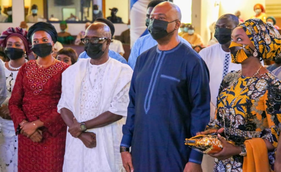 Photos: Bukola Saraki Goes To Church 2 saraki church 2