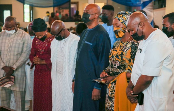 Photos: Bukola Saraki Goes To Church 4 saraki church 4