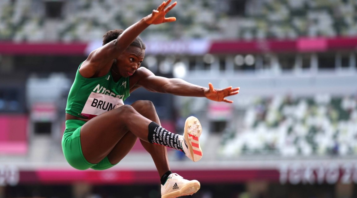 Ese Brume has won the first medal for Nigeria at the ongoing Tokyo 2020 Olympics. She won bronze in women’s long jump. Germany’s Malaika Mihambo soared to gold in the women’s long jump, snatching victory from former champion Brittney Reese with her last leap of the competition. Mihambo was lying in the bronze medal position ahead of her final jump, but powered down the runway to register a season-best jump of 7.00 metres. That left 2012 Olympic champion Reese – who had led the competition with a best jump of 6.97m – with one final attempt to reclaim the lead. But the American could only manage 6.84 with her last leap to settle for silver.