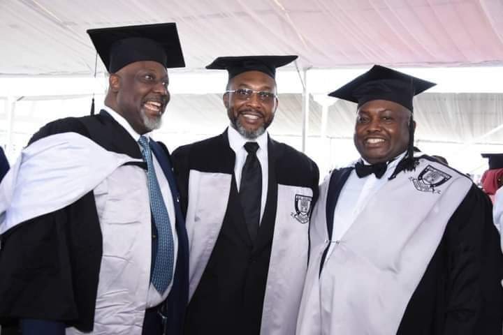 Dino Melaye, Ifeanyi Uba, Osita Chidoka, base university, melaye graduates, ifeanyi uba graduates