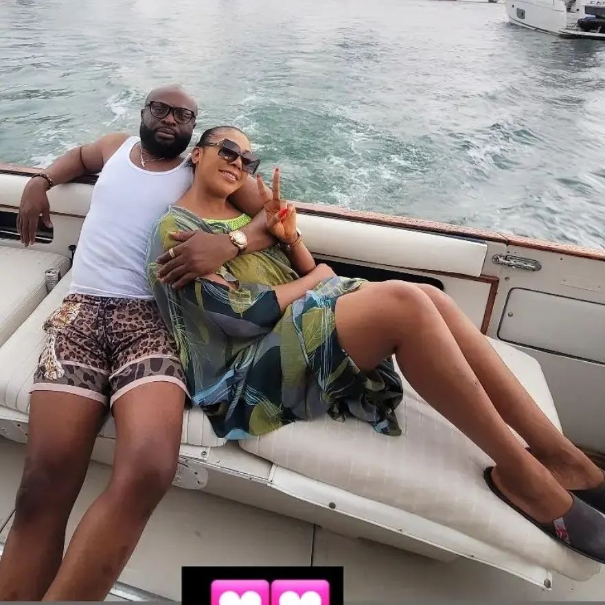 Ehi Ogbebor, shares loved up photos with her new man, Dennis Osifo