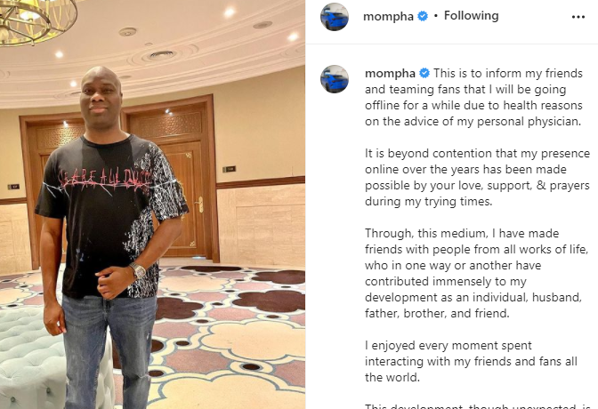 Mompha WAVES Instagram GOODBYE