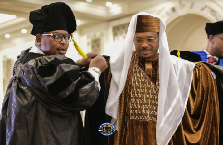 Shina Peller as he bags award of Doctorate degree in Business Administration, Dubai