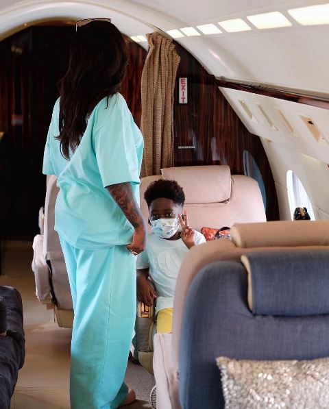 Tiwa Savage, Jamil Balogun in Ghana