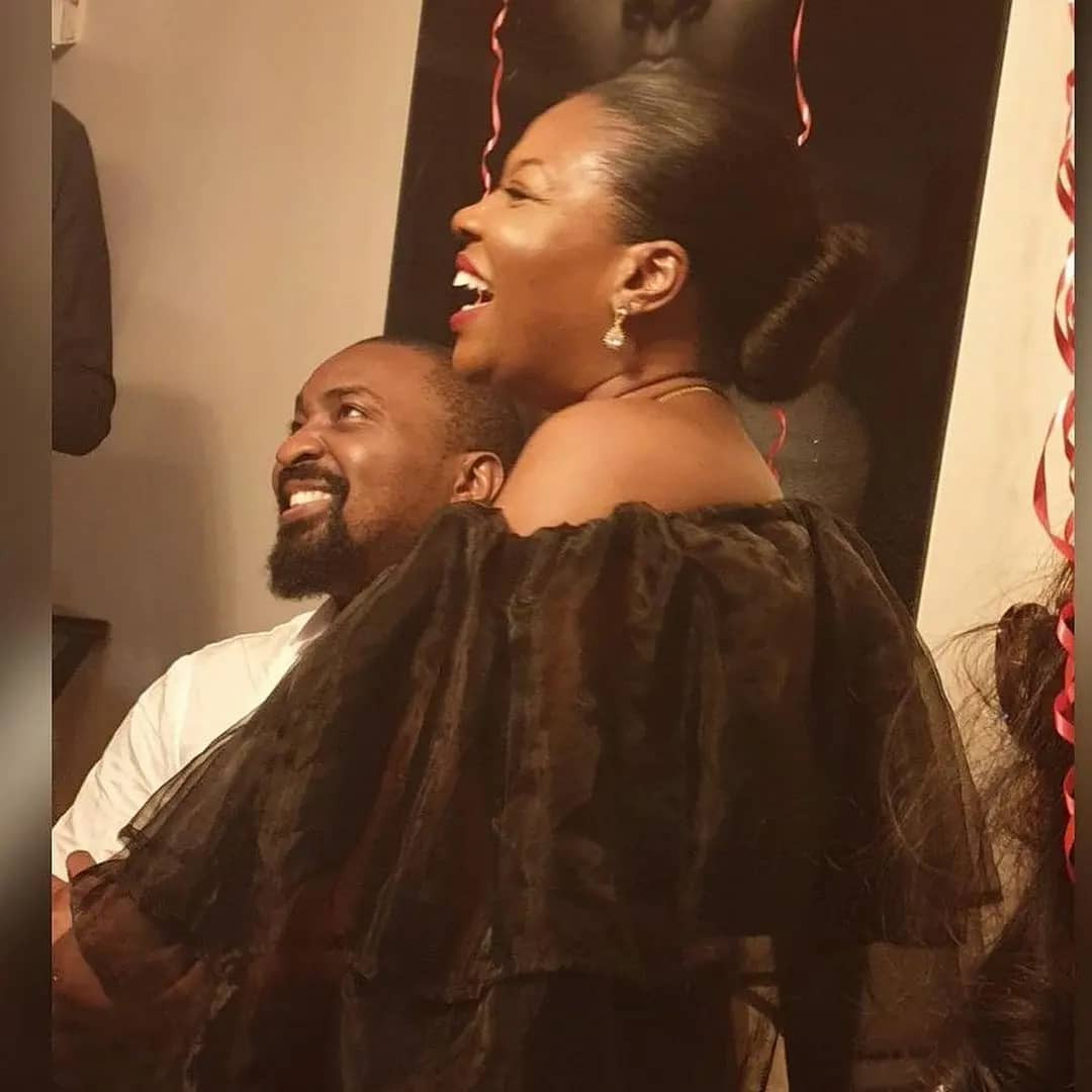Kemi Adetiba and her man, Oscar Heman-Ackah are engaged