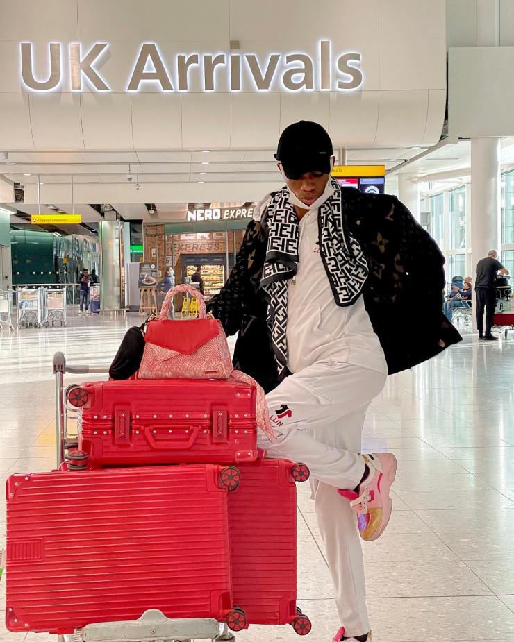 Nigerian crossdresser, James Brown excited as he lands in London for the first time