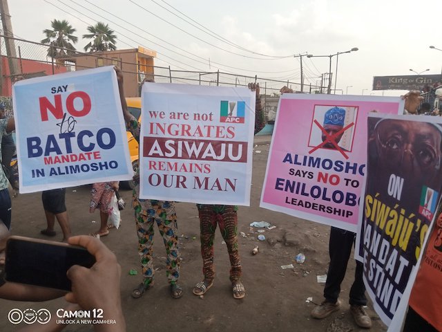 Political Followers Hold 'Funeral Procession' For Aregbesola In Alimosho