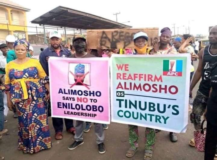 Political Followers Hold 'Funeral Procession' For Aregbesola In Alimosho