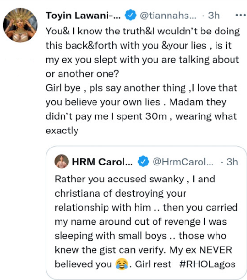 Caroline Danjuma And Toyin Lawani FIGHT Dirty On Twitter 32 t32