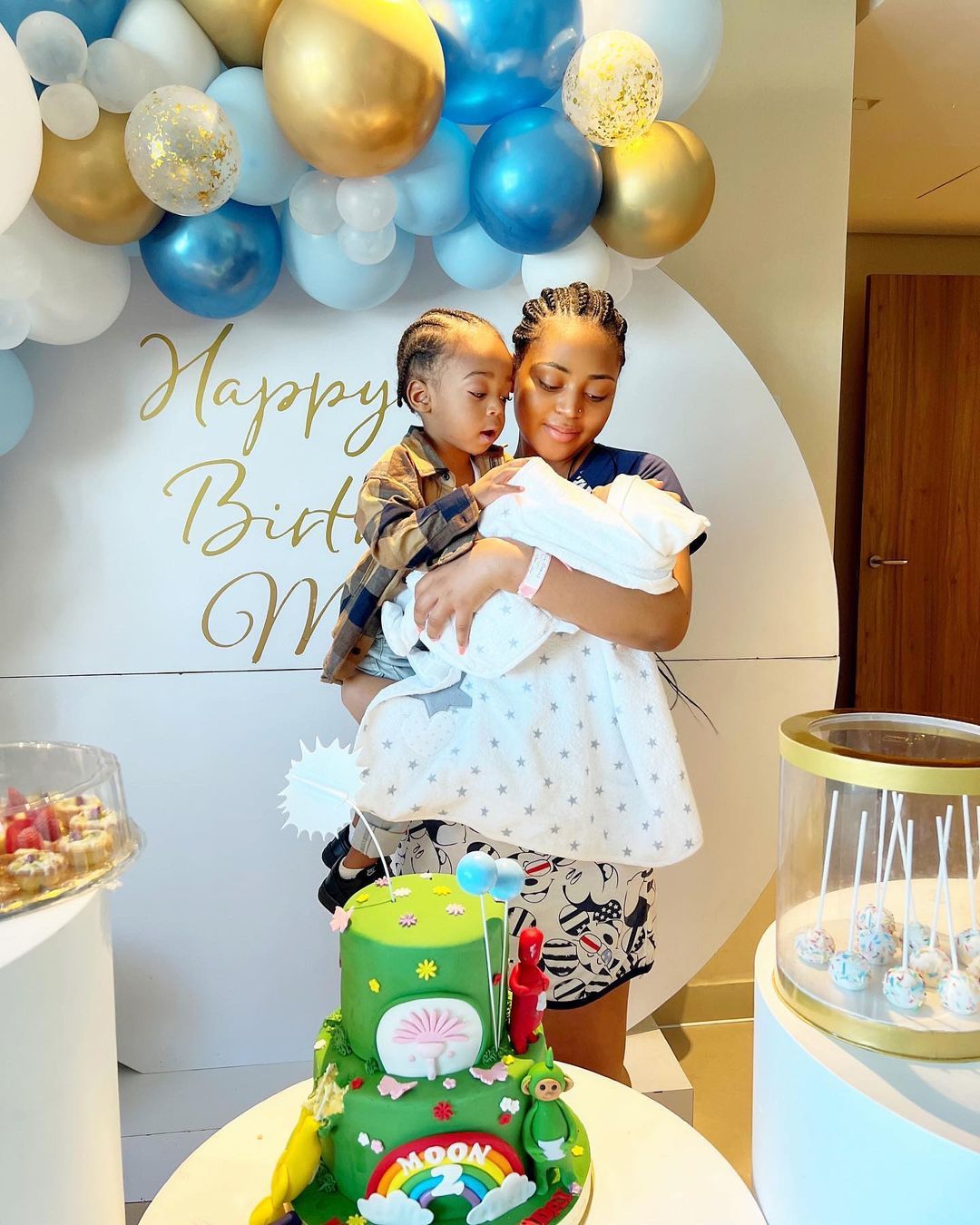 Adorable Photos Of Regina Daniels Her Two Sons 2