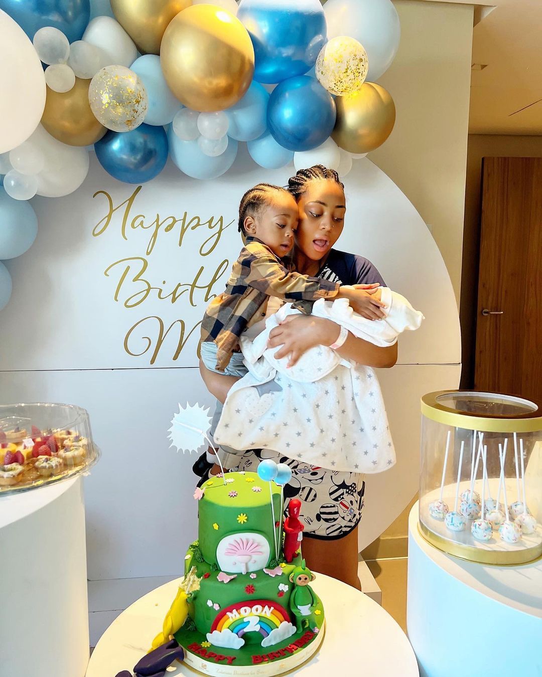 Regina Daniels Celebrates Son's Birthday At Hospital, Reveals Second Son 4 Adorable Photos Of Regina Daniels Her Two Sons 5