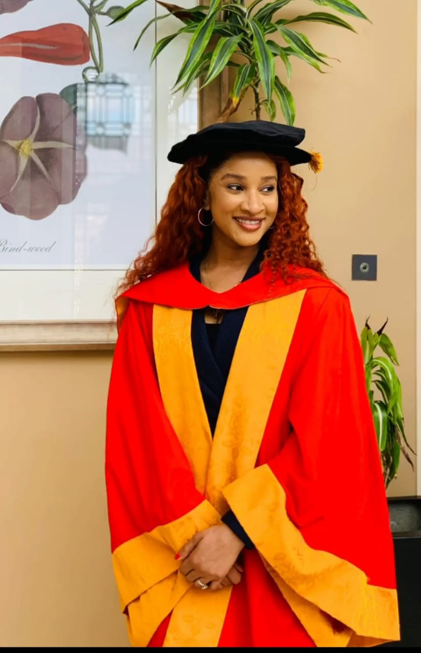 Adesua Etomi Bags Doctorate Degree From UK University 