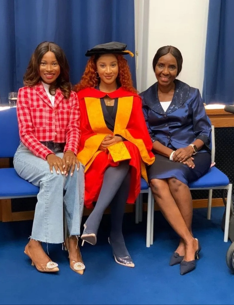 Adesua Etomi Bags Doctorate Degree From UK University 