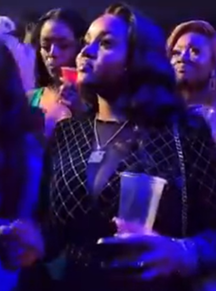 Chioma Spotted Wearing A 30BG Chain 