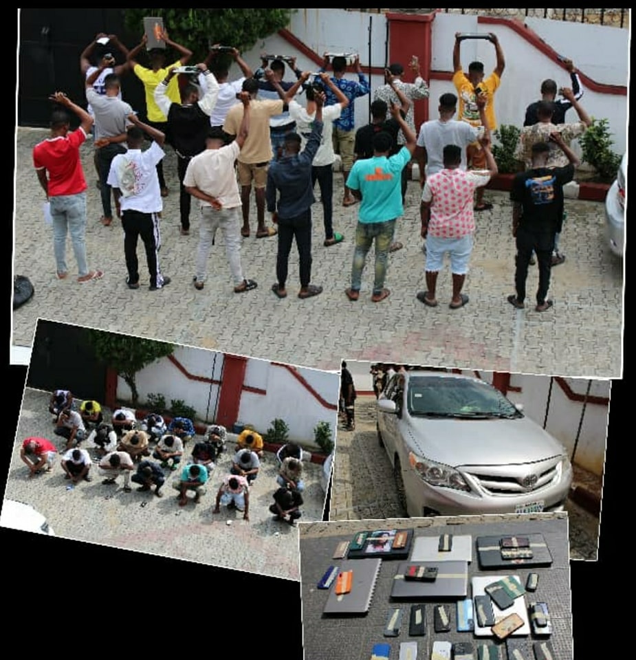 EFCC Arrests Two Owners Of ‘Yahoo Schools’ And Seven Others In Benin