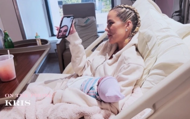 Khloe Kardashian Shares First Look At Newborn Son