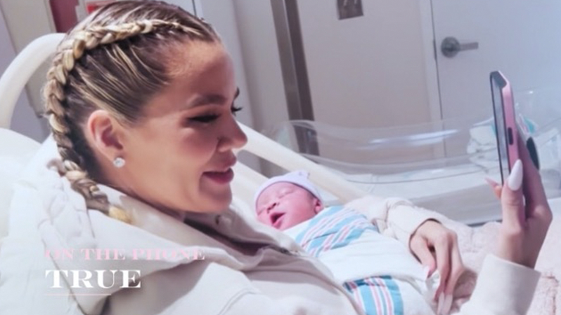 Khloe Kardashian Shares First Look At Newborn Son