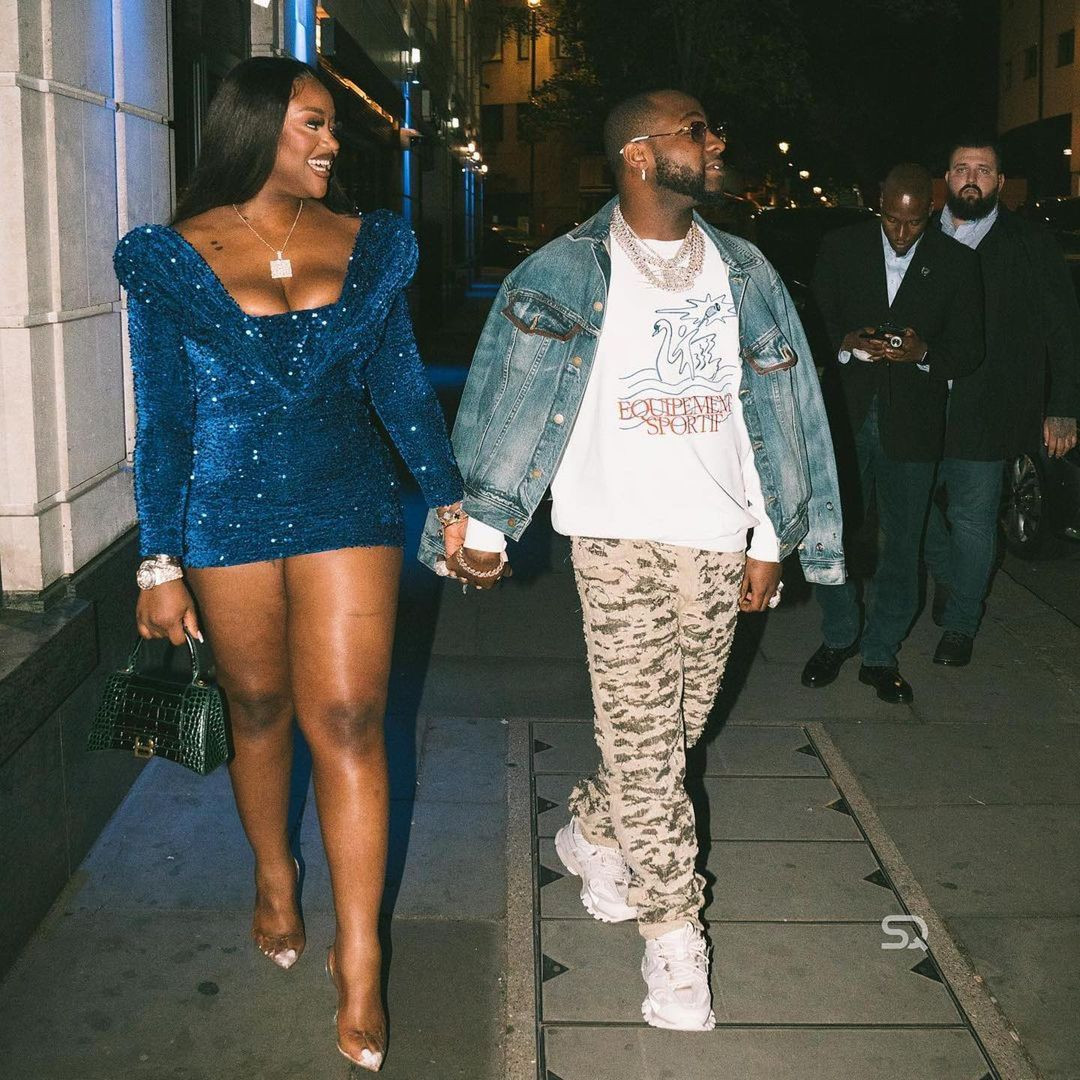 Lovely Photos Of Davido And Chioma In London 