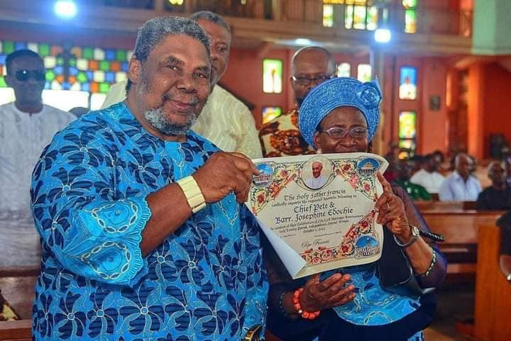 Pete Edochie And Wife Celebrate 53rd Wedding Anniversary 